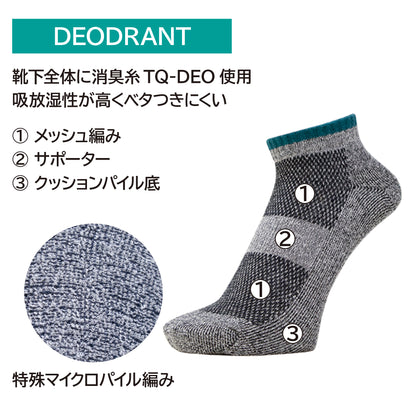 マイクロパイルDEOソックス ショート
